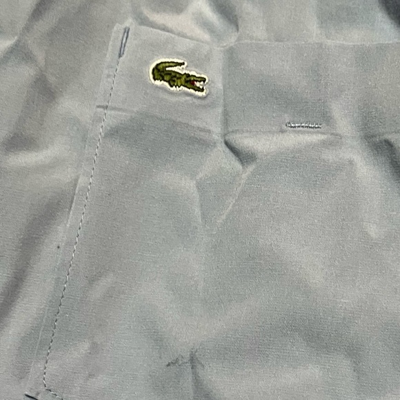 Lacoste Blue Dress Shirt slim Tailored Fit size 40 men’s medium - Picture 3 of 4